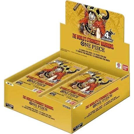 One Piece Card Game OP-17 The World's Strongest Warriors Booster Display 24 boosters anglais