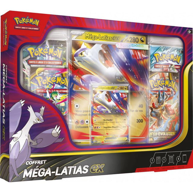 Pokémon - Coffret 4 Boosters - Méga Latias EX - Kage No Sekai