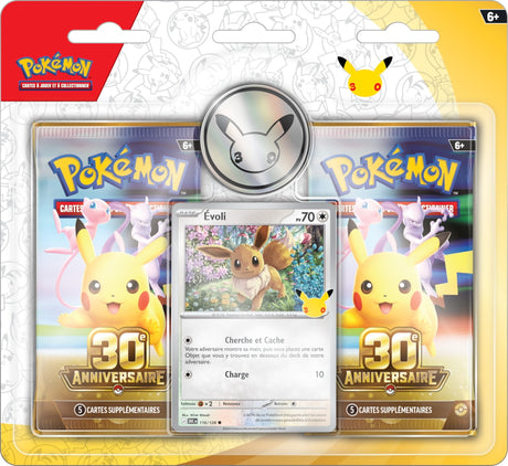 Pokémon Duo Pack Évoli 30e Anniversaire français