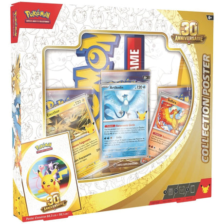Pokémon Collection Poster 30e Anniversaire français